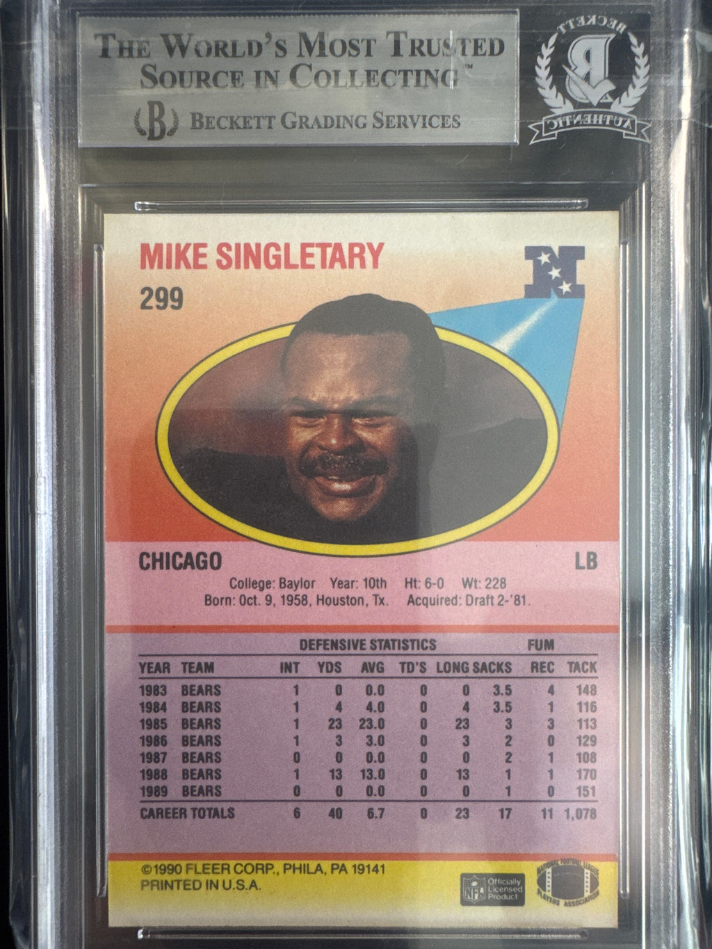 Mike Singletary