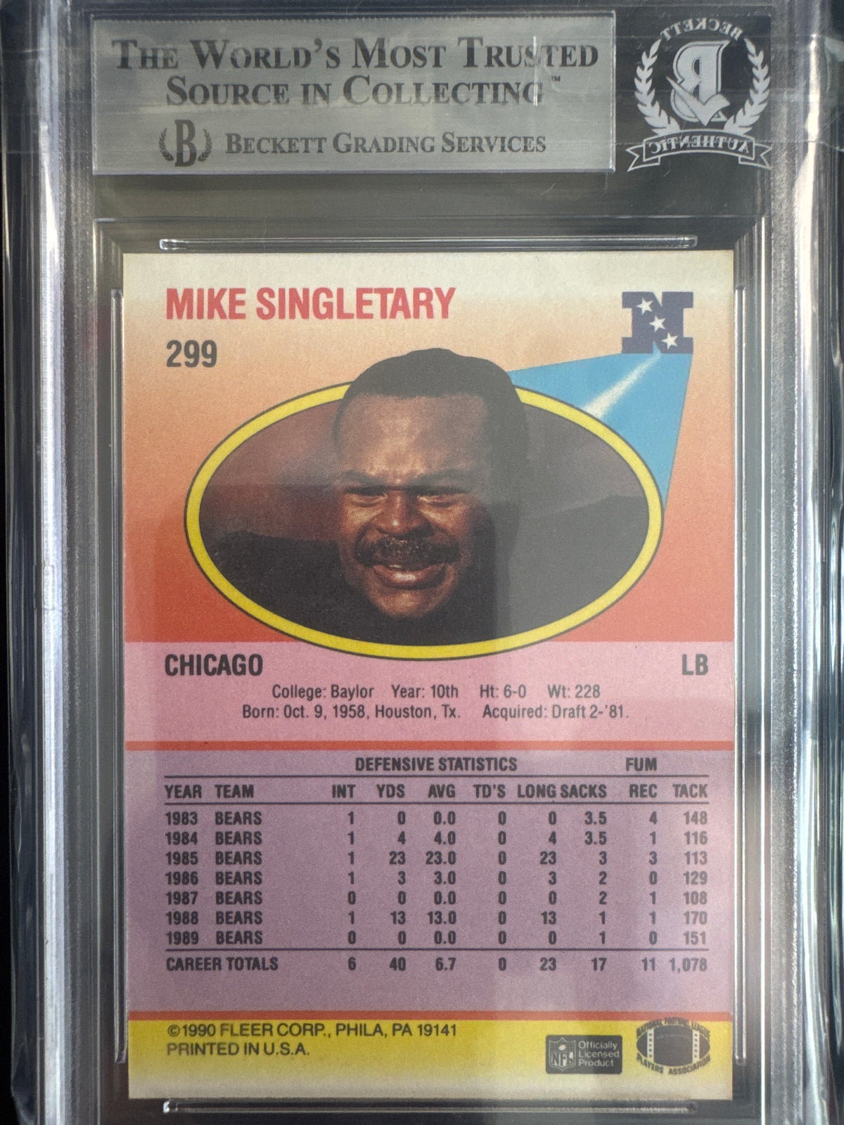 Mike Singletary