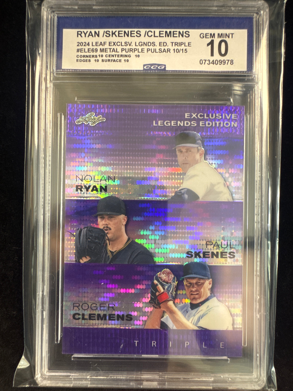 Nolan Ryan/Paul Skenes/Roger Clemens