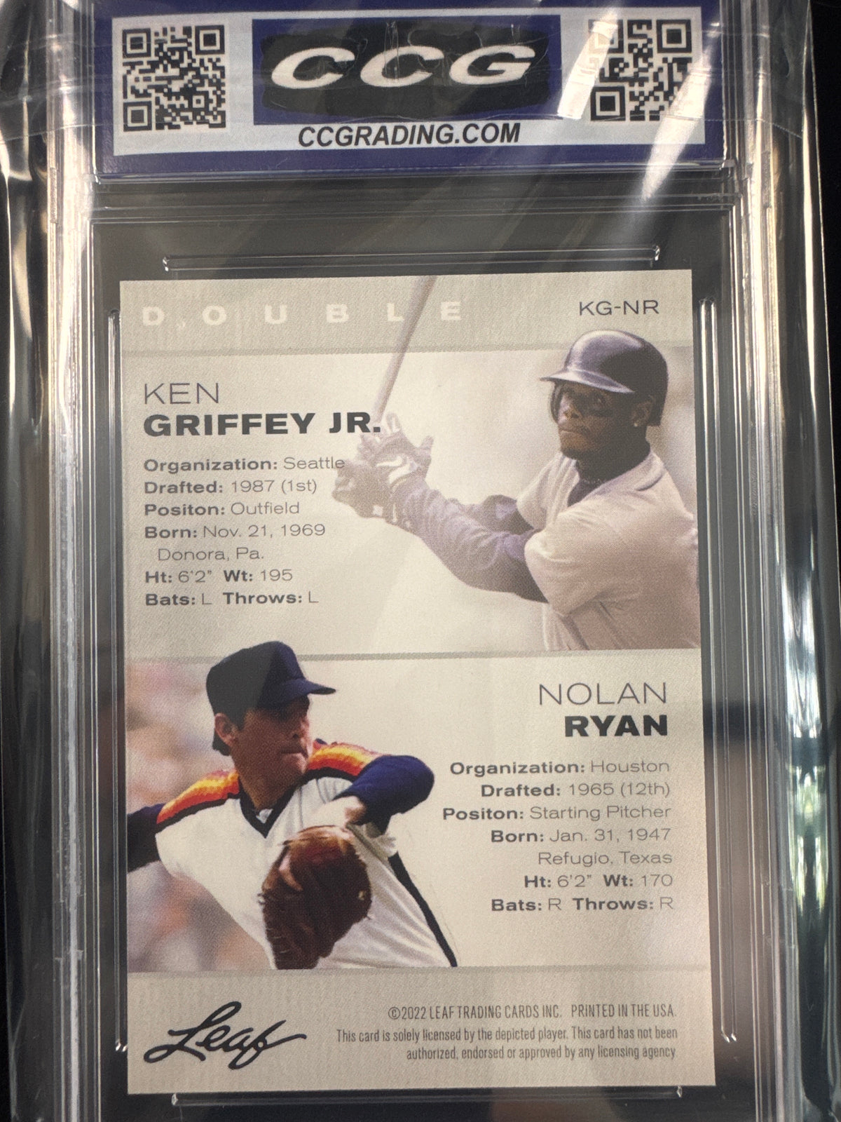 Ken Griffey Jr./Nolan Ryan