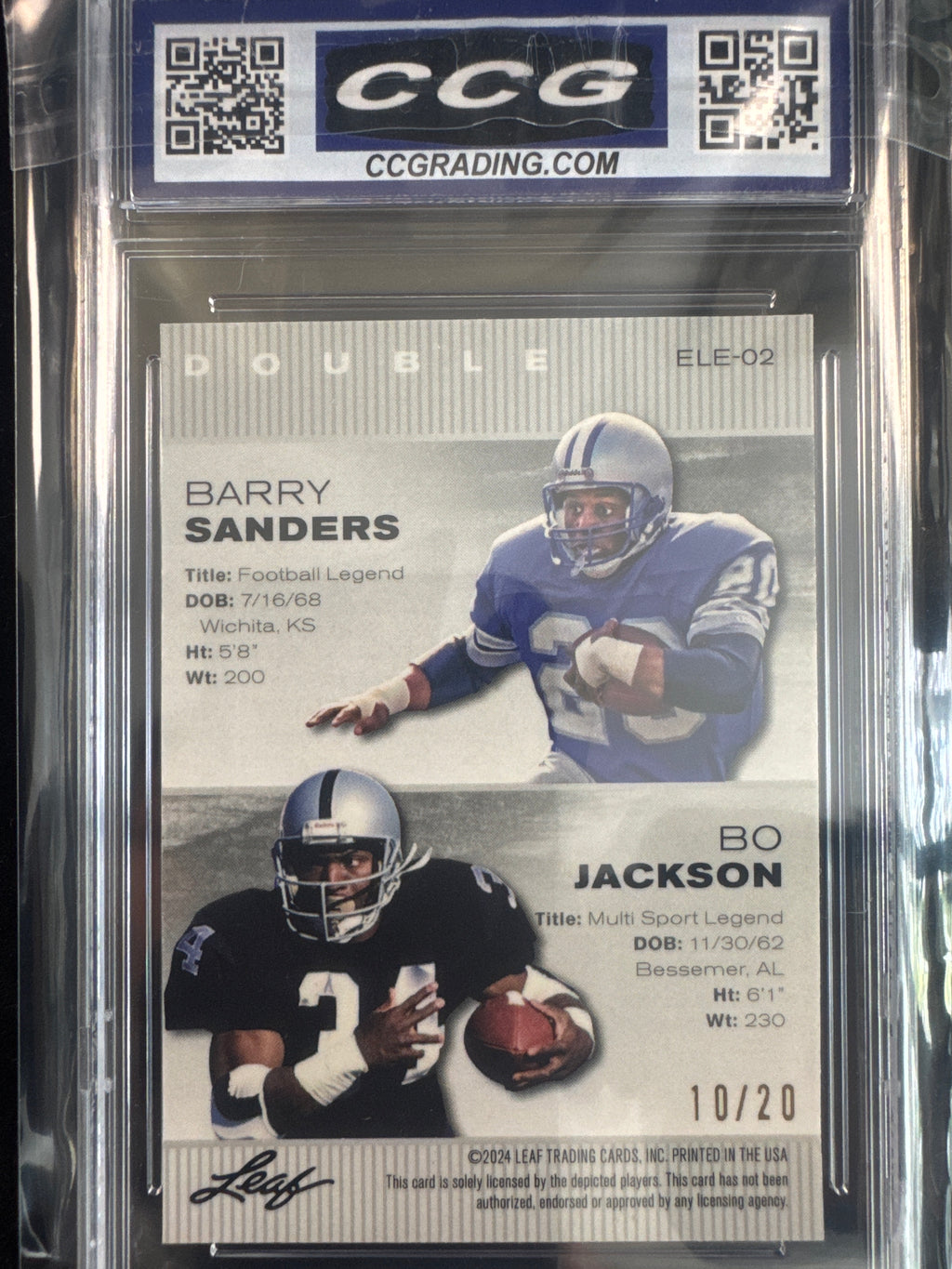 Barry Sanders/Bo Jackson
