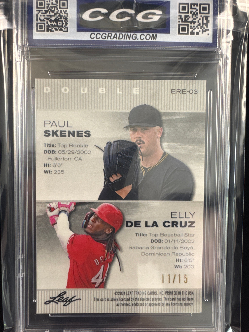 Paul Skenes/De La Cruz