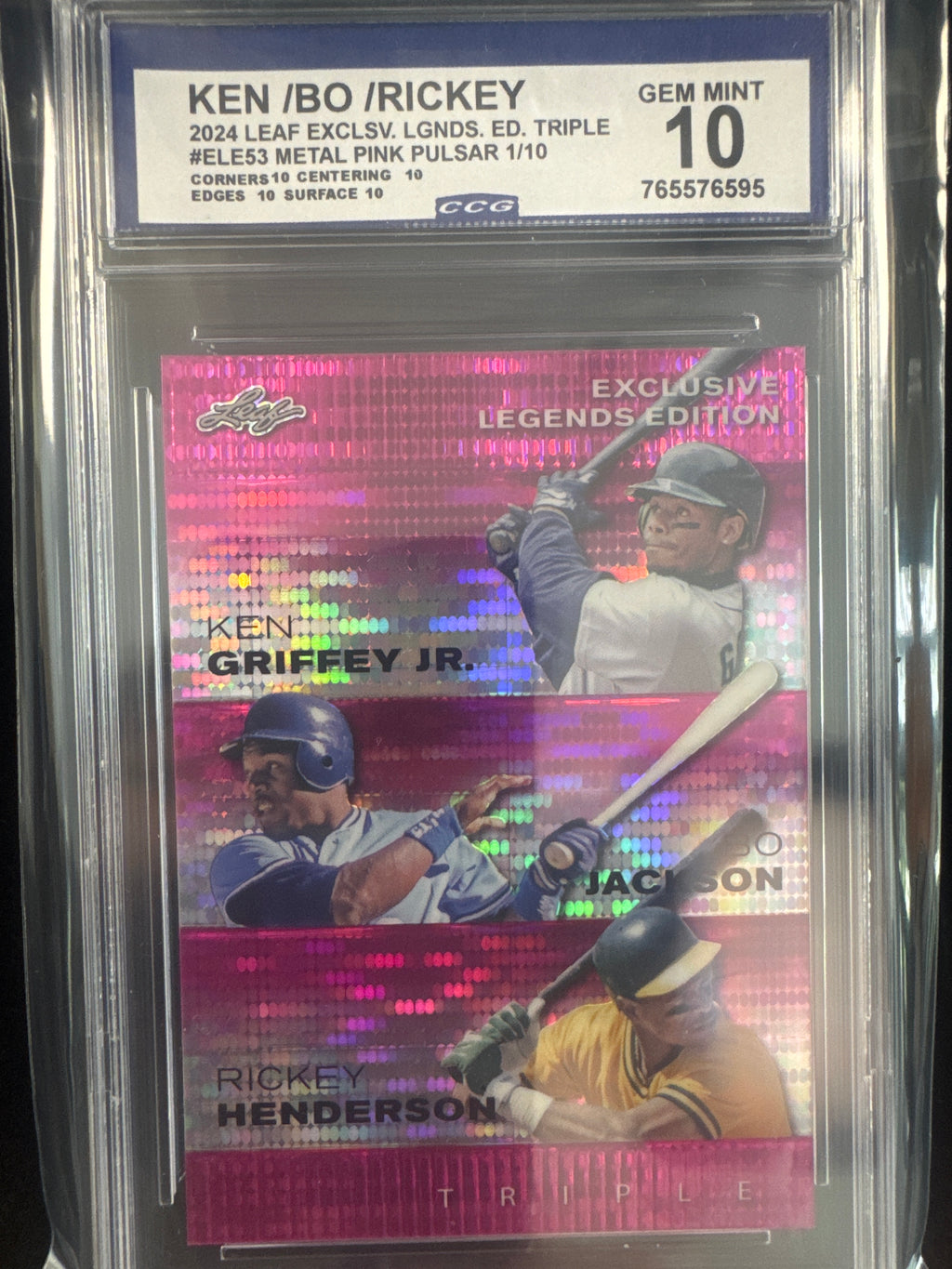 Ken Griffey Jr./Bo Jackson/Rickey Henderson
