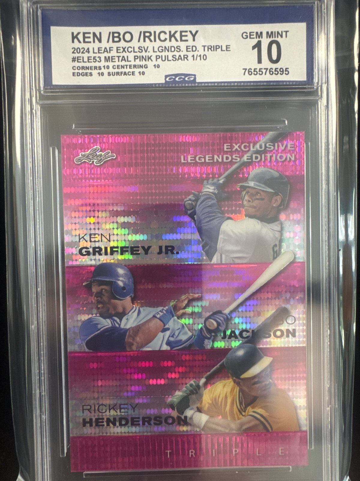 Ken Griffey Jr./Bo Jackson/Rickey Henderson