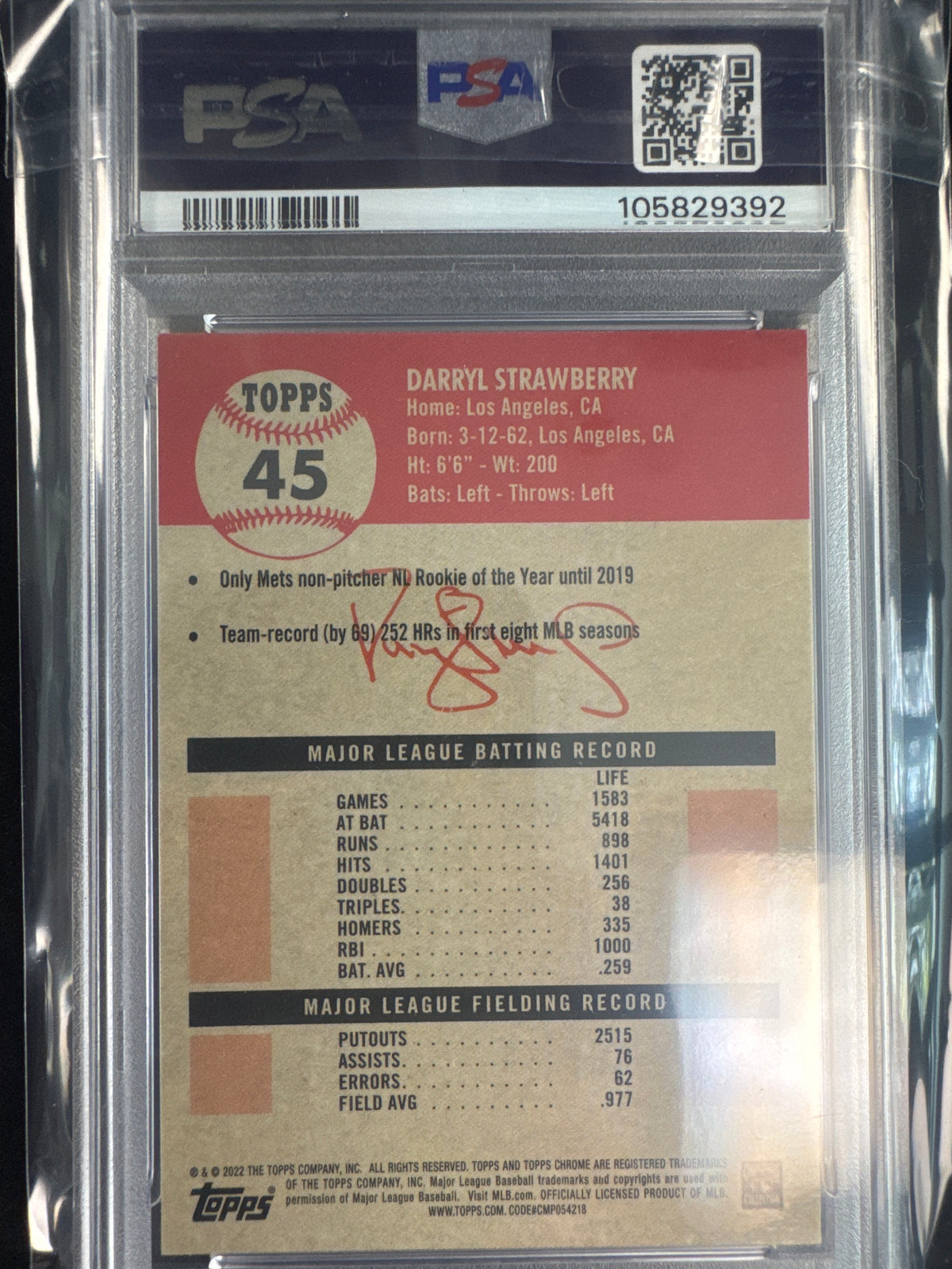 Darryl Strawberry
