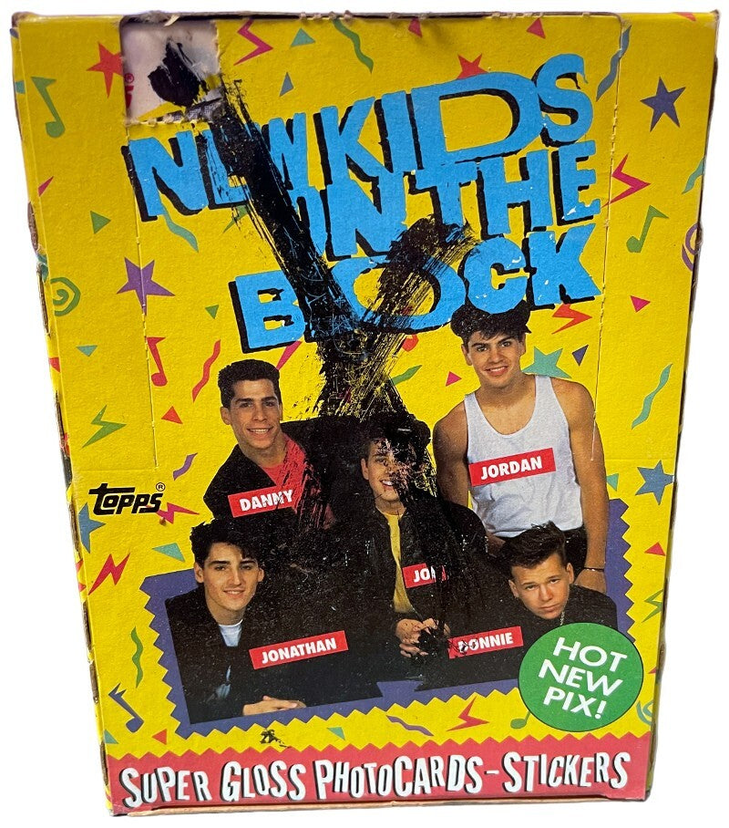 1989 TOPPS New Kids on the Block-Box