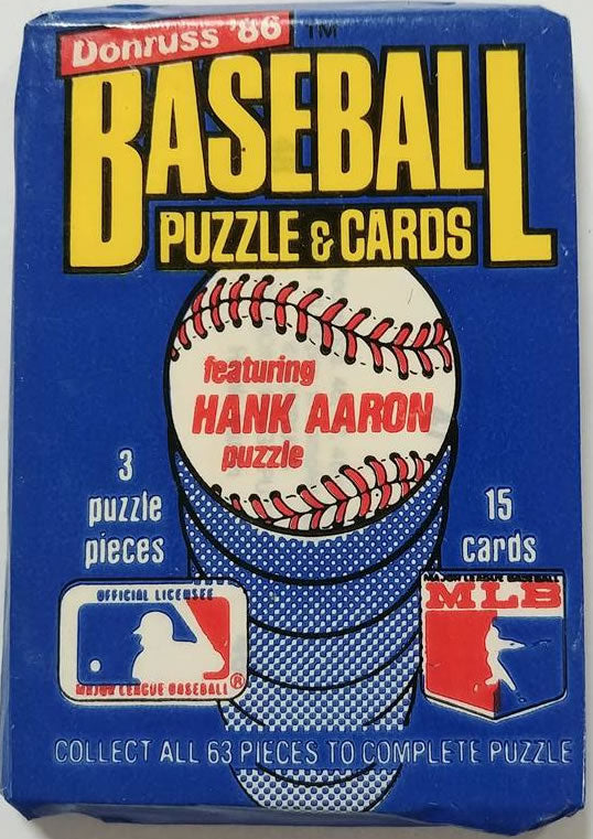 1986 DONRUSS Baseball-Box