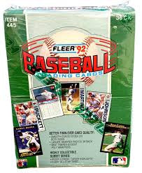 1992 FLEER Baseball-Box