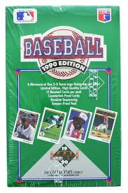 1990 UPPER DECK Baseball-Box