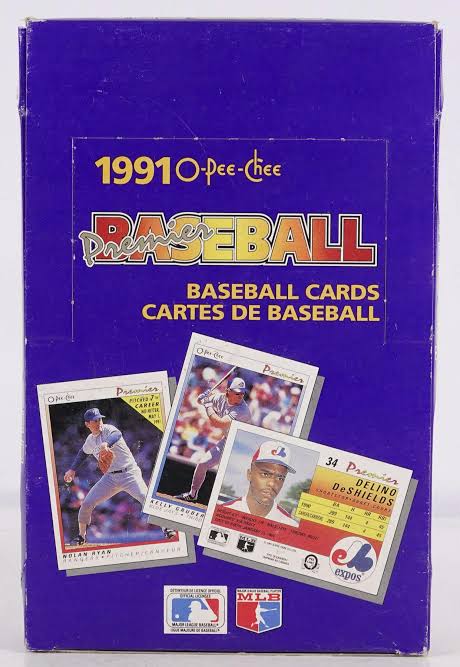 1991 OPPEACHEE Baseball-Box