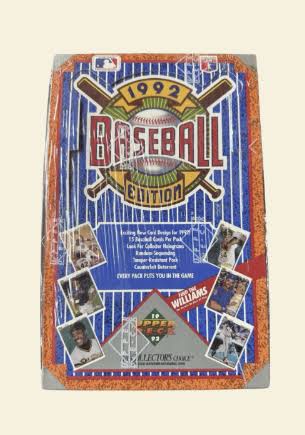 1992 UPPER DECK Baseball-Box