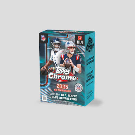 2025 NFL Trading Cards TOPPS Chrome-Box