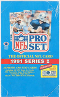 1991 The Official NFL Card Series 1-Box