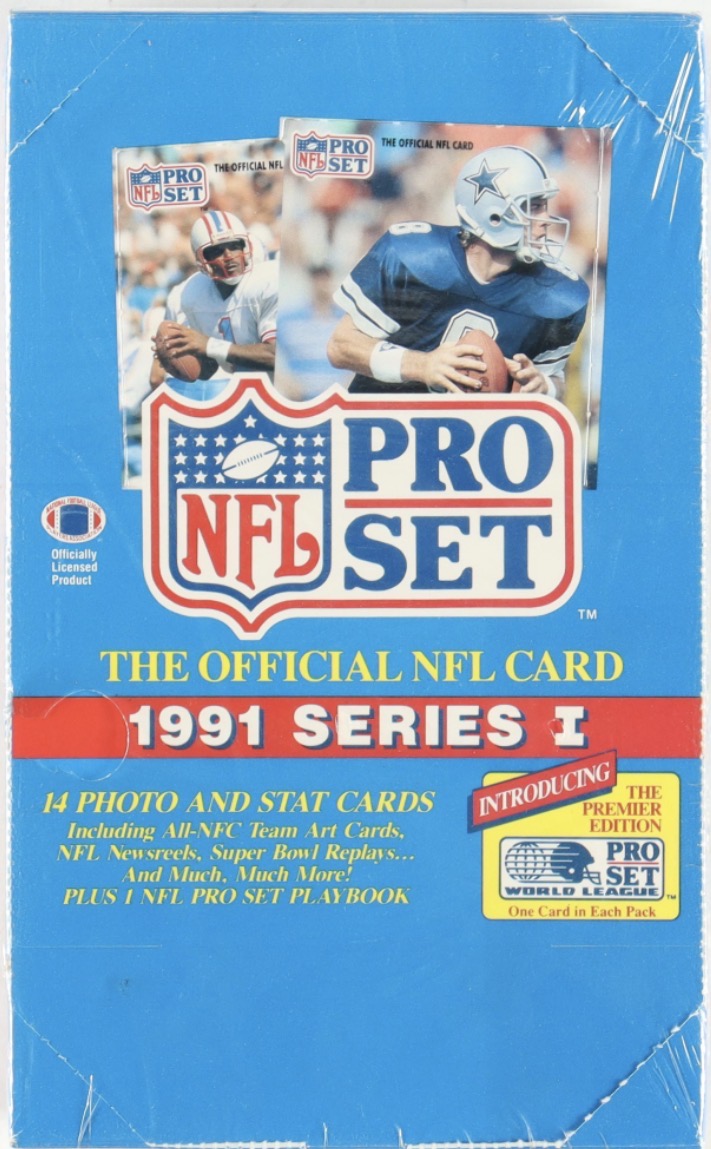 1991 The Official NFL Card Series 1-Box