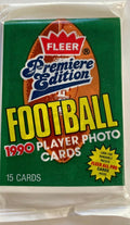 1990 FLEER Premiere Edition Football-Pack