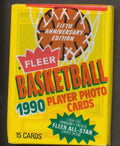 1990 FLEER Basketball-Pack