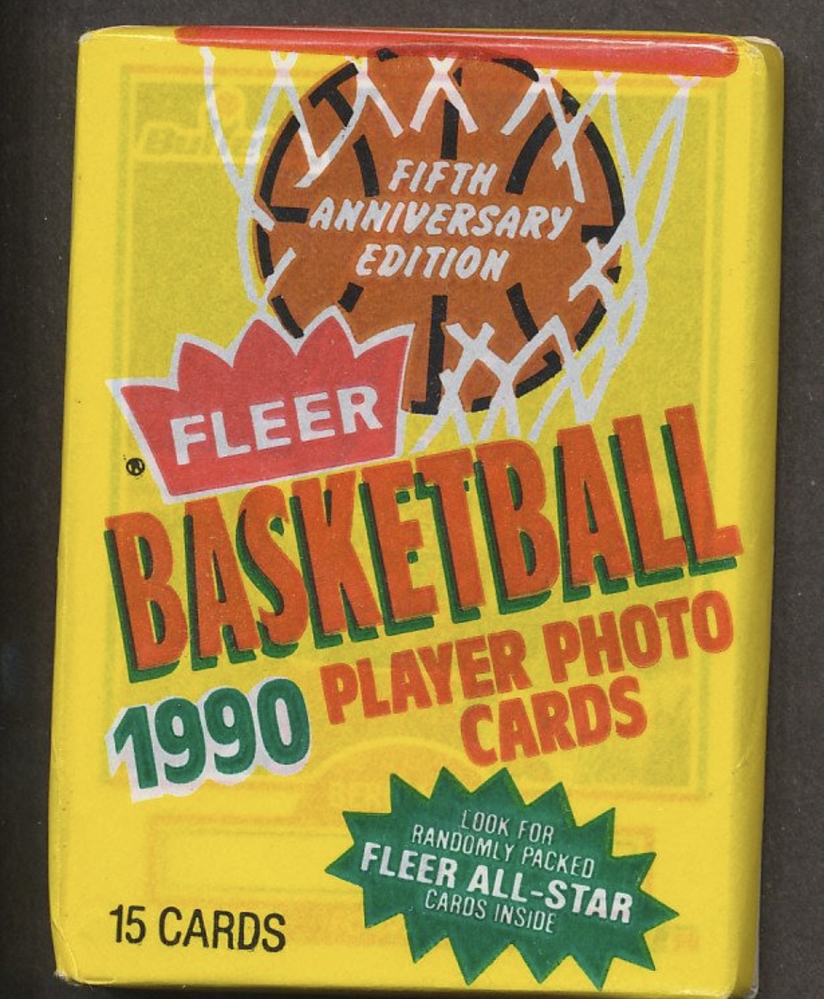 1990 FLEER Basketball-Pack