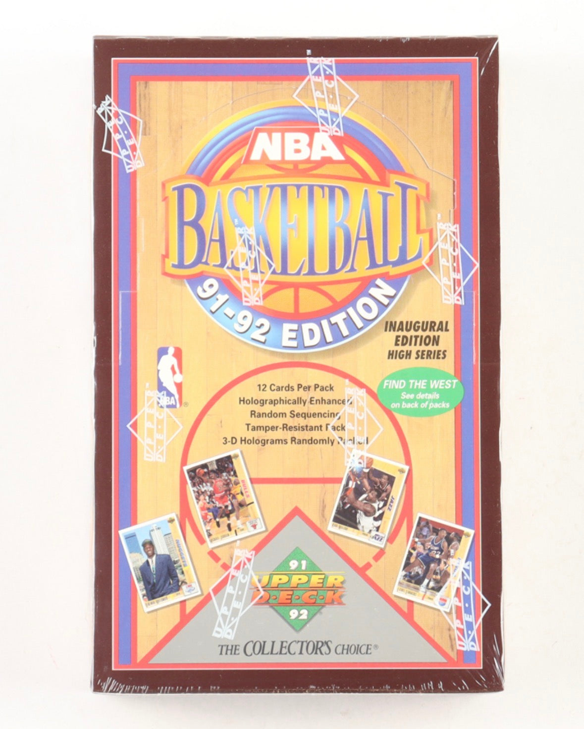 1991-92 UPPER DECK NBA Basketball High Series-Box