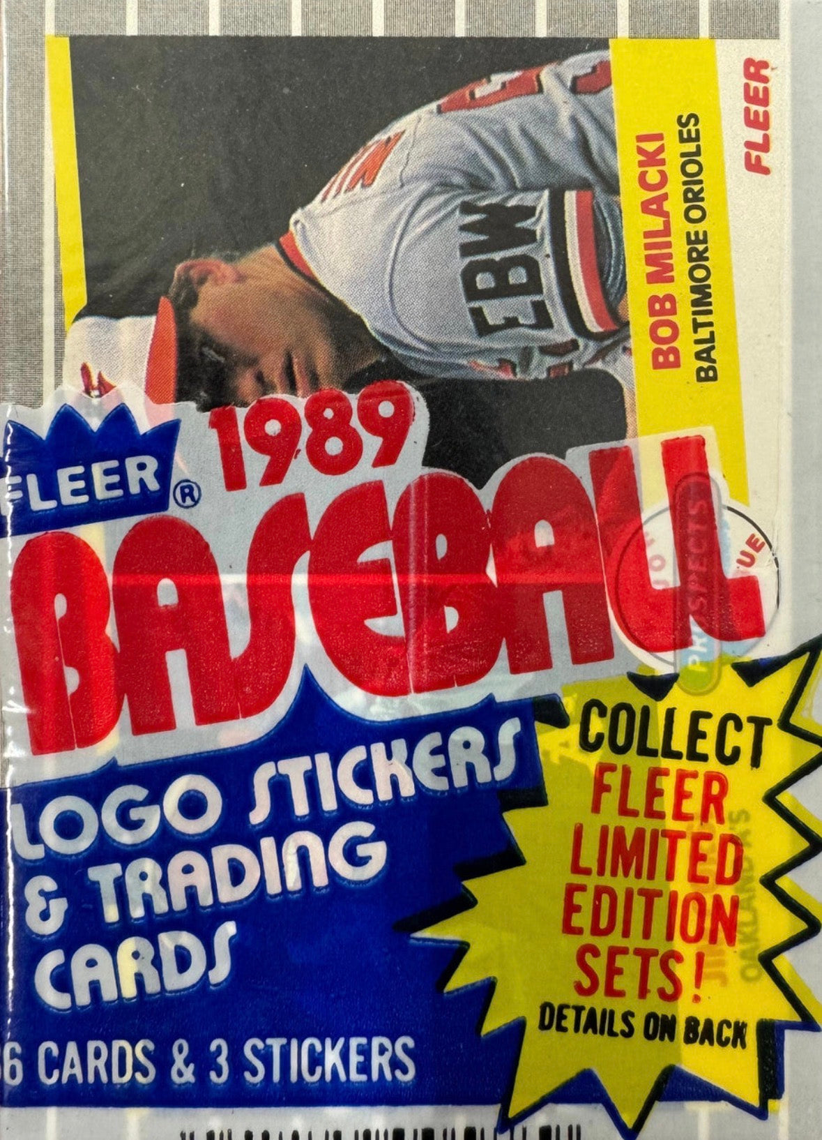 1989 FLEER Baseball Logo Stickers & Trading #588-Pack