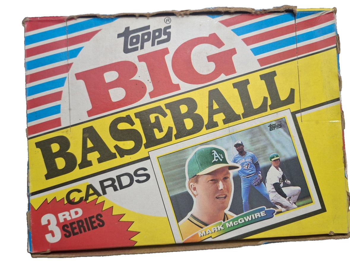 1988 TOPPS Big Baseball 3rd Series-Box